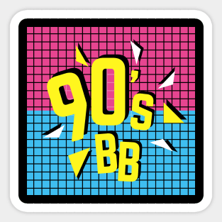 90's Art of the 1990s Sticker